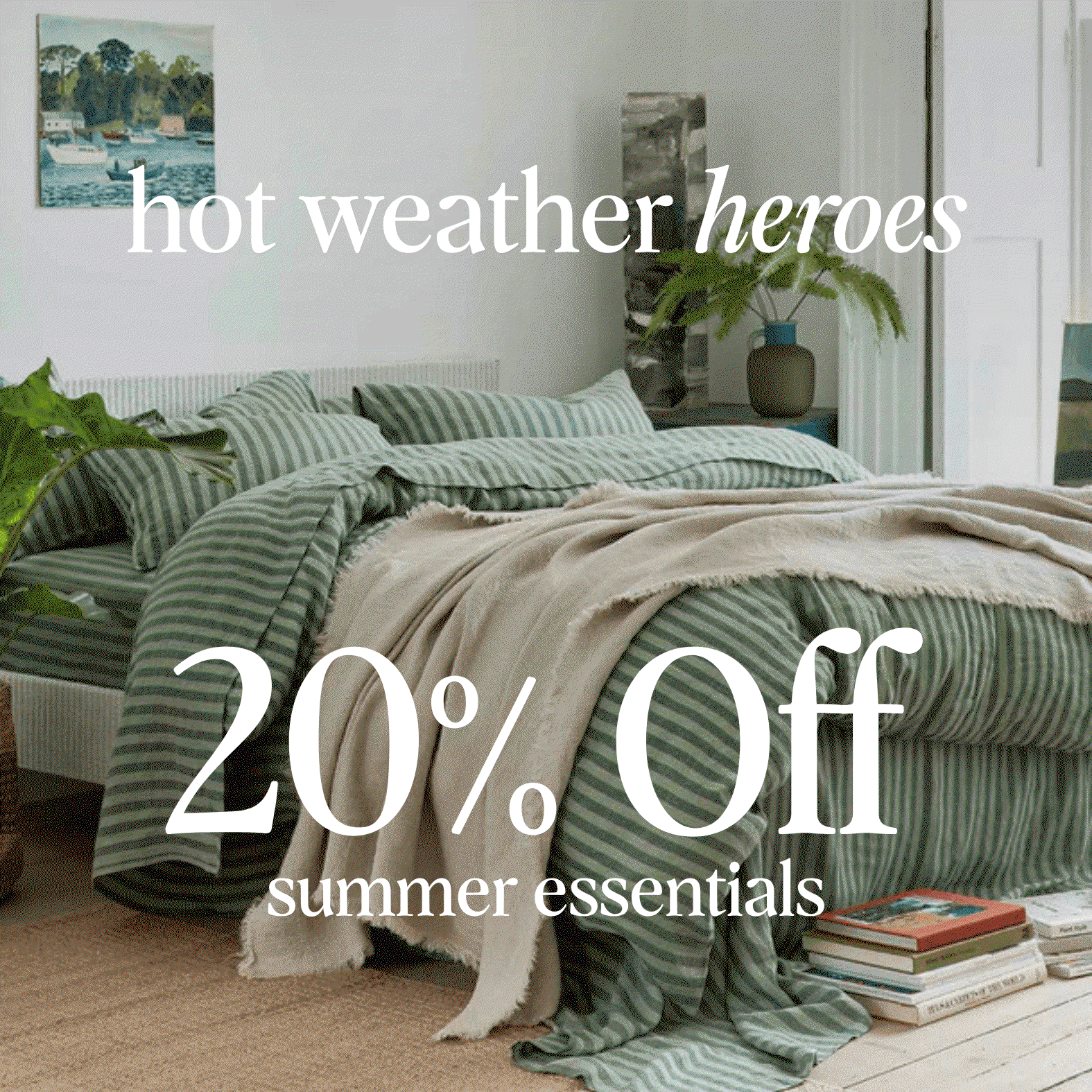 20% OFF SUMMER ESSENTIALS