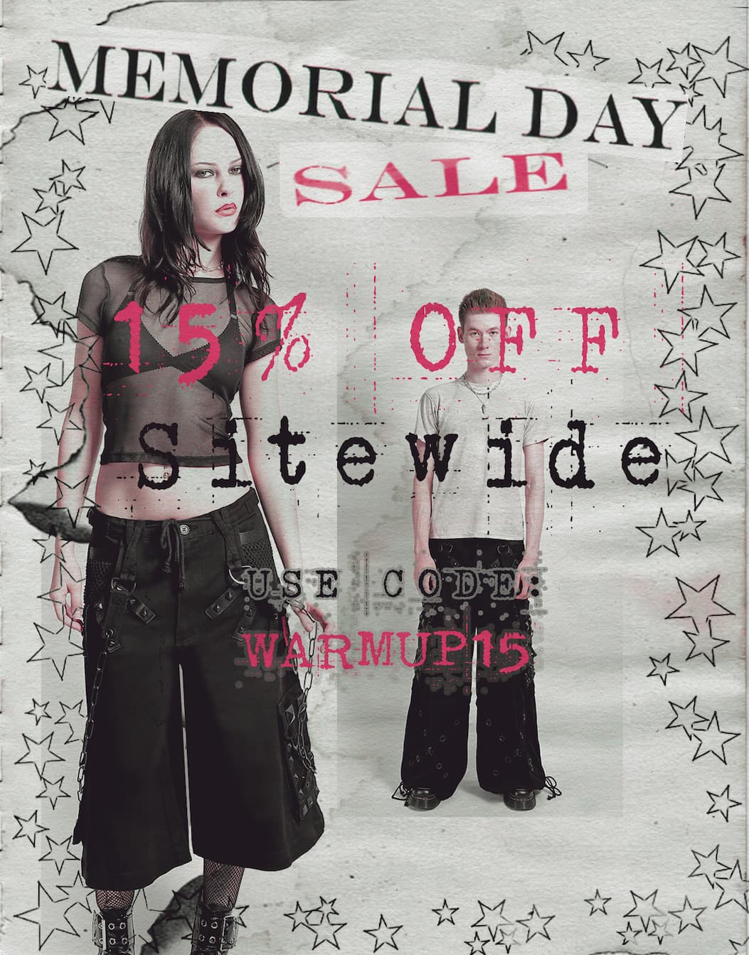 Memorial Day Weekend Sale 15% Off