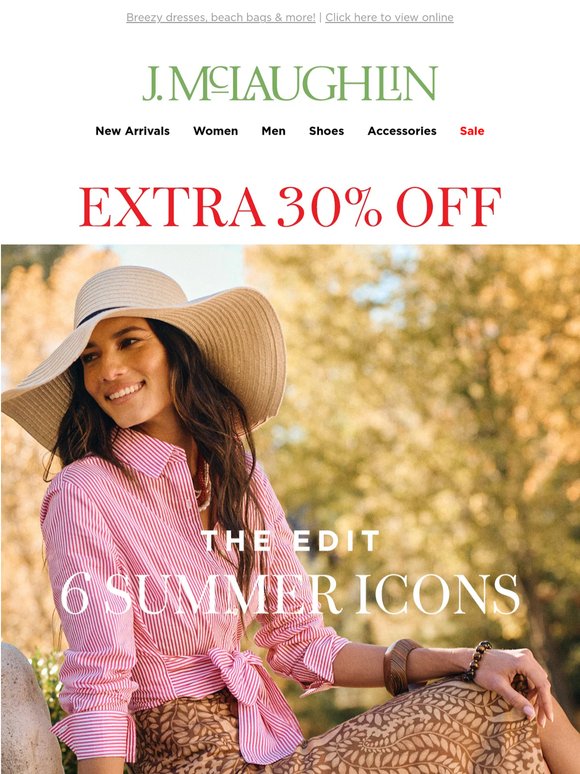 Extra 30% Off: 6 Summer Icons to Shop