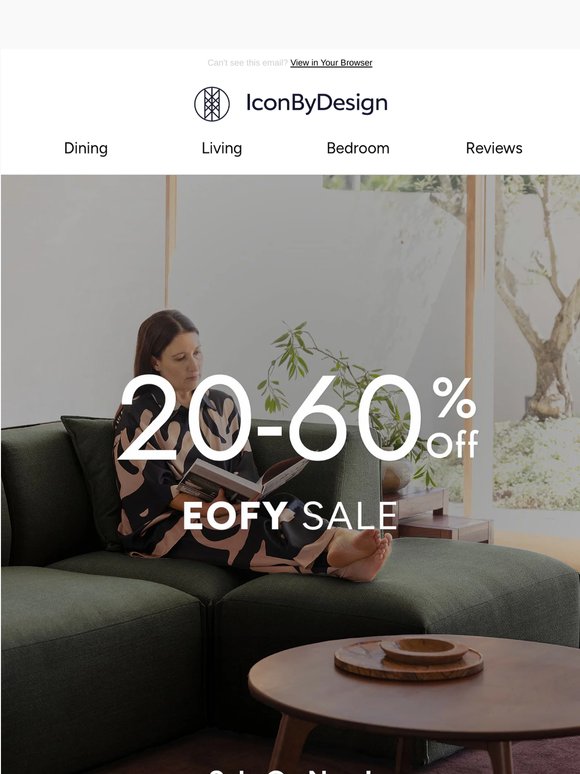 EOFY Sale Live: Save Up to 20-60% off Everything