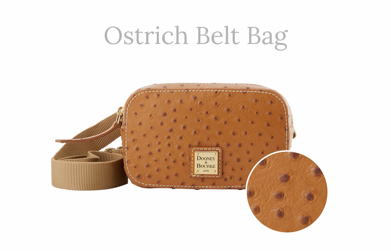 Ostrich Belt Bag