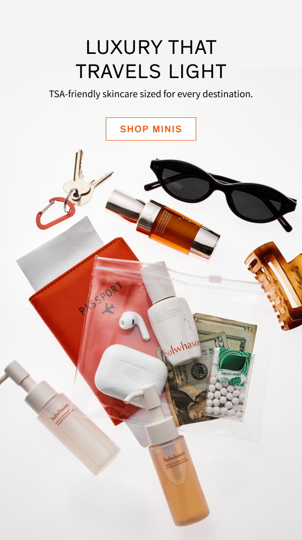 TSA friendly skincare