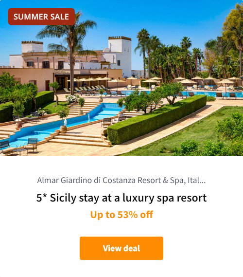 5* Sicily stay at a luxury spa resort