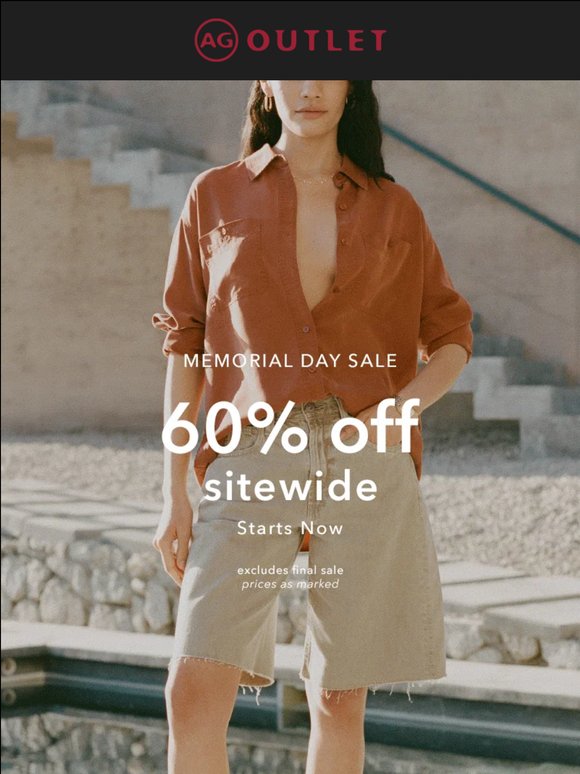 The Memorial Day Sale Starts Now!