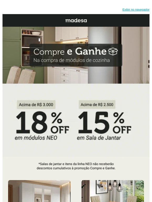 Renove sua cozinha: compre e ganhe mais 🔥