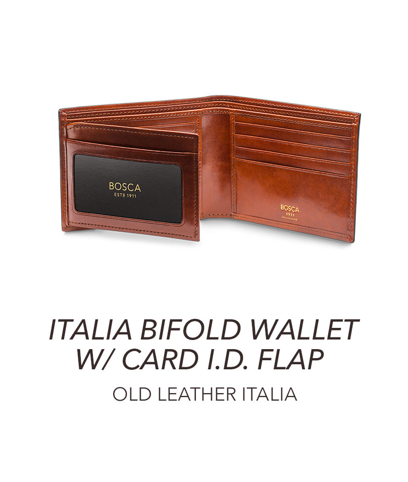 Itala Bifold Wallet W/ Card I.D. Flap