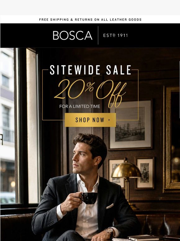 Everything we make 🧳  20% off now