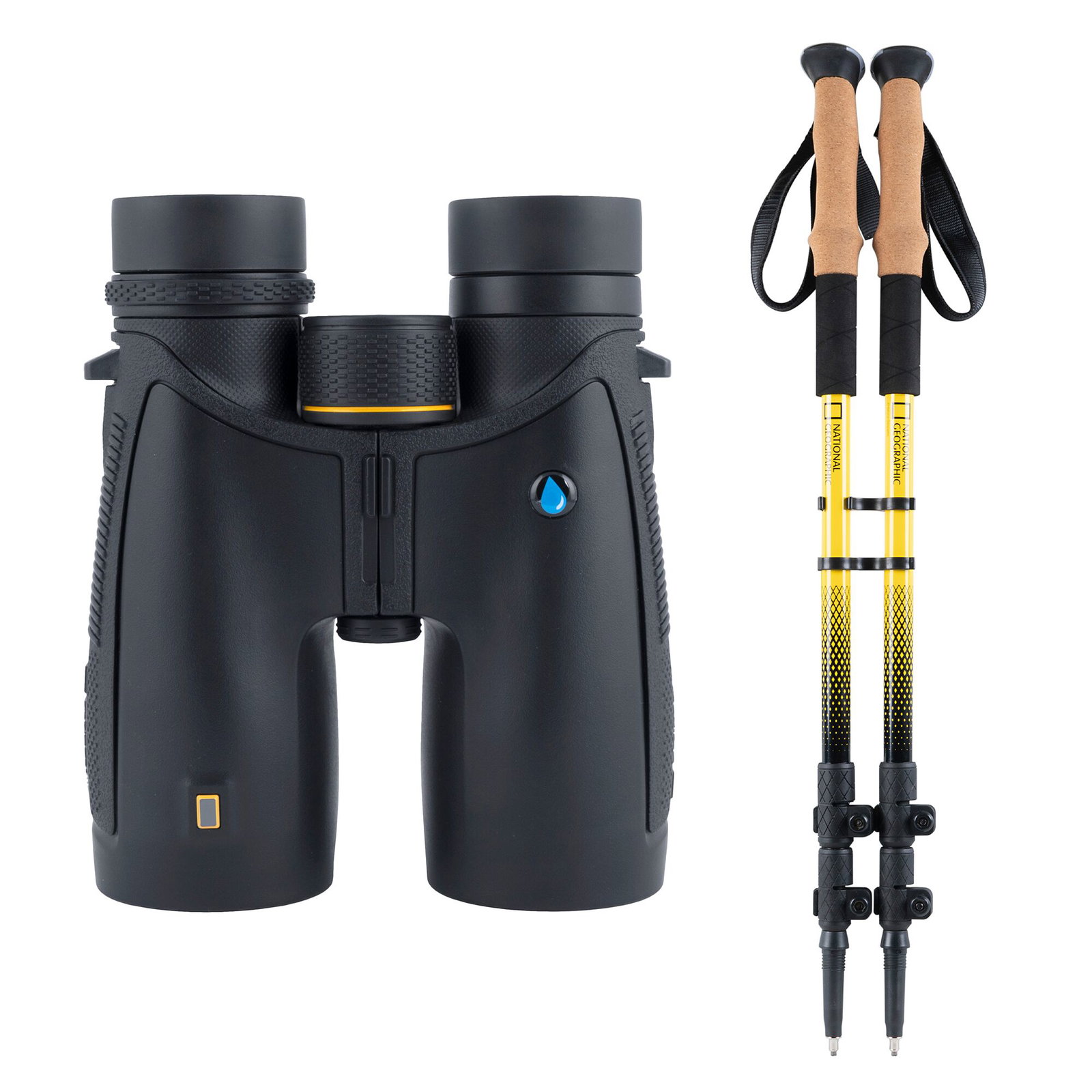 10x42 Binocular with Trekking Poles