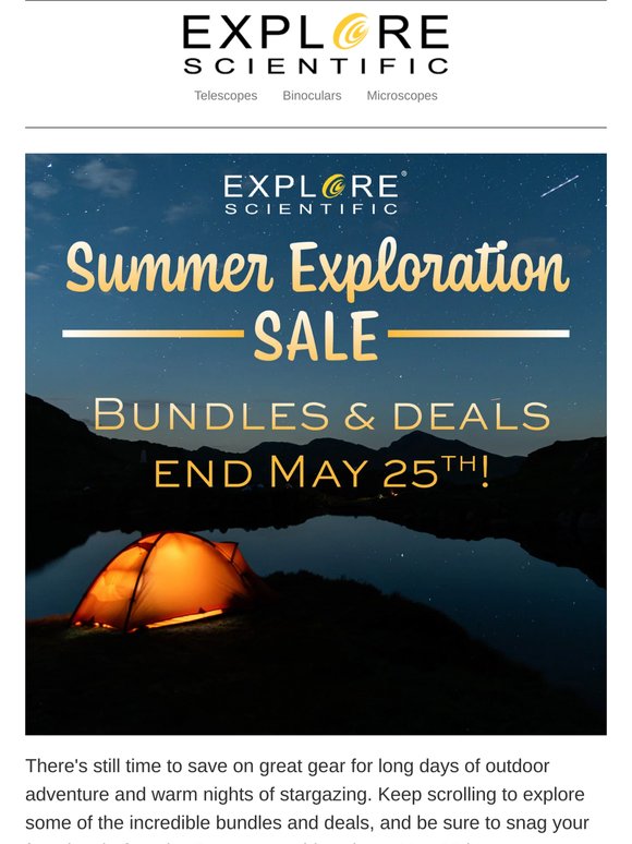 ☀️ SUMMER EXPLORATION SALE ENDS SOON!