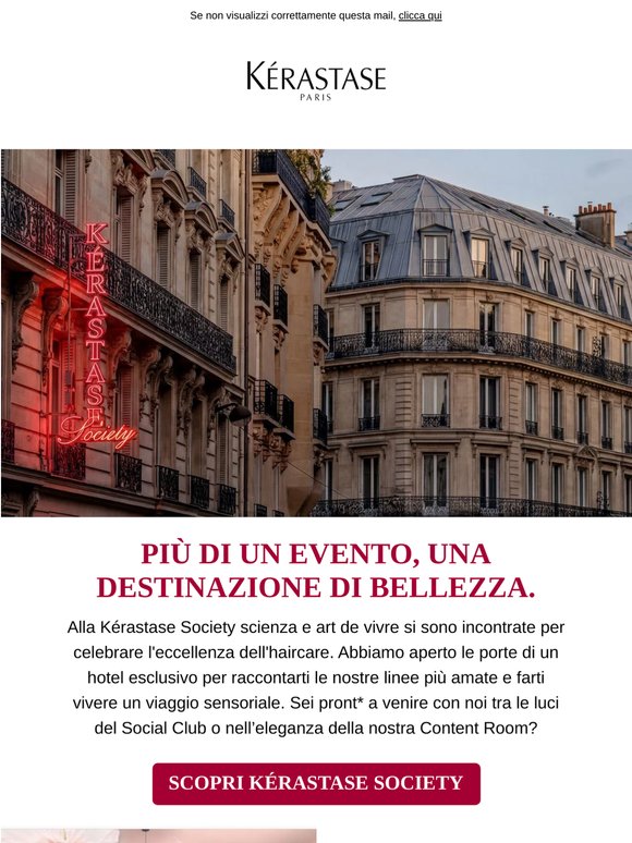Bienvenus chez Kérastase Society