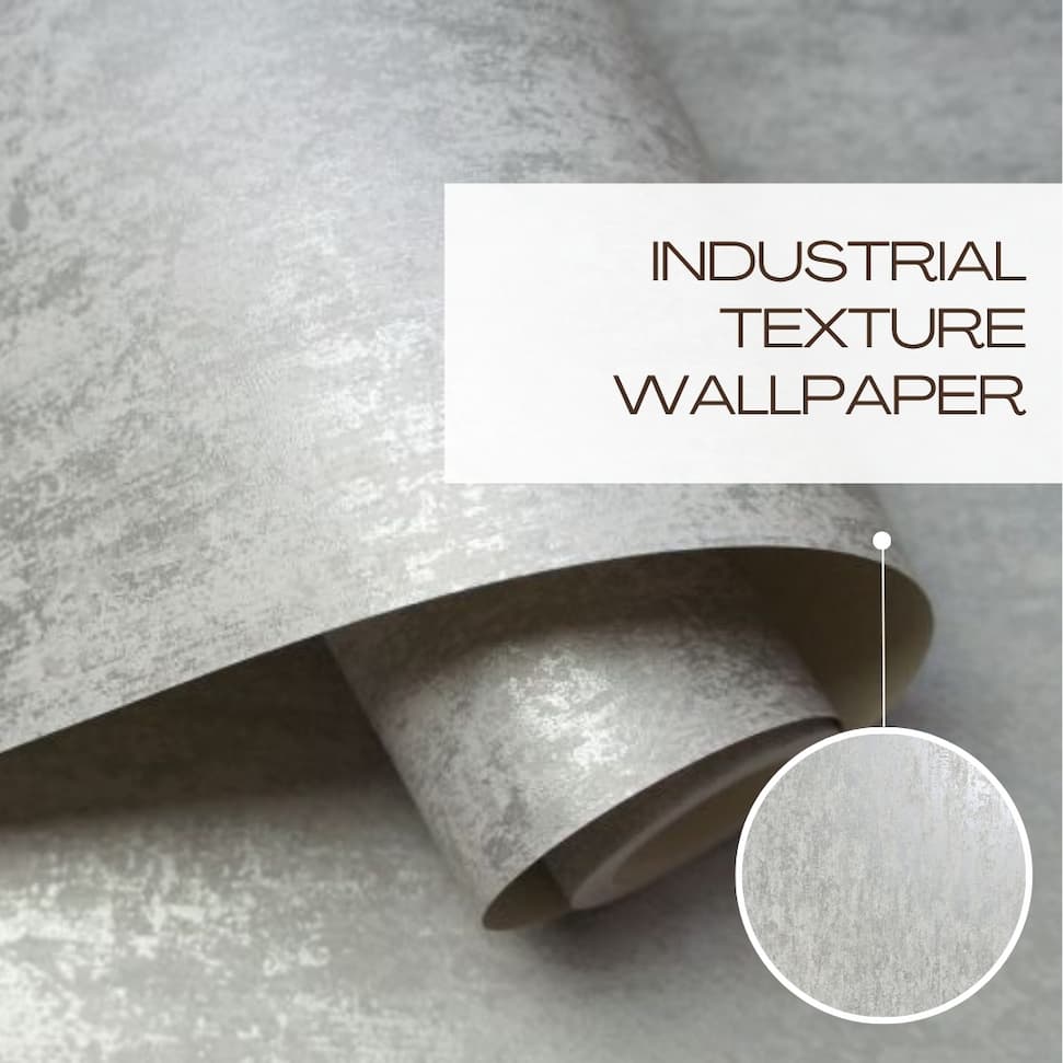 Industrial Texture Wallpaper Grey Holden 12840