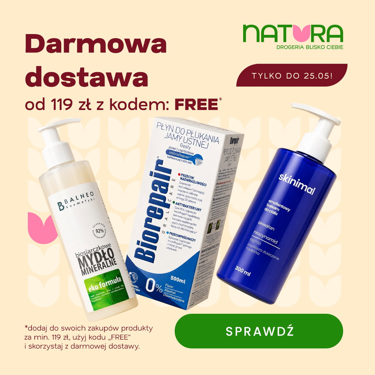 Darmowa dostawa z kodem: FREE