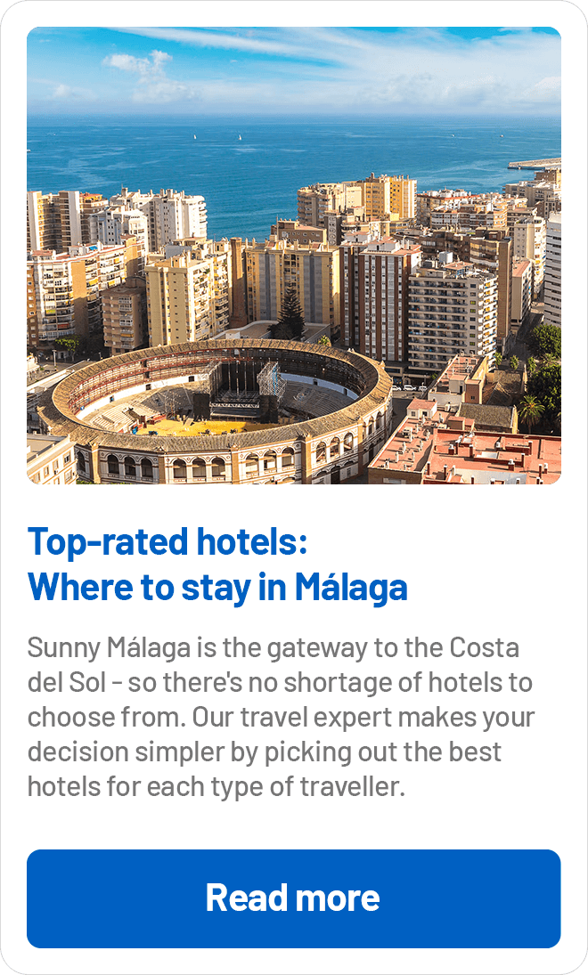 Top-rated hotels: Where to stay in Málaga