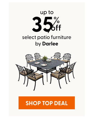Up to 35% off select patio furniture by Darlee