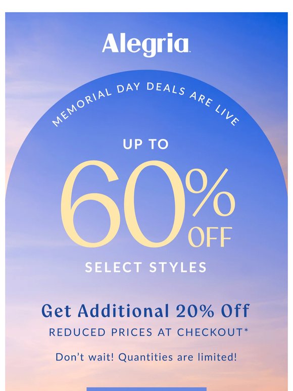 Long Weekend Deals - Save additional 20% off reduced prices.