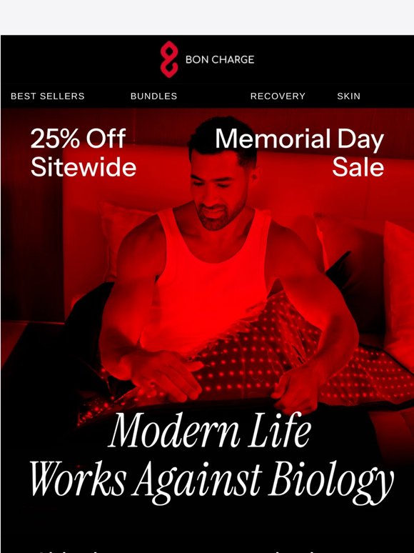 Modern life works against biology