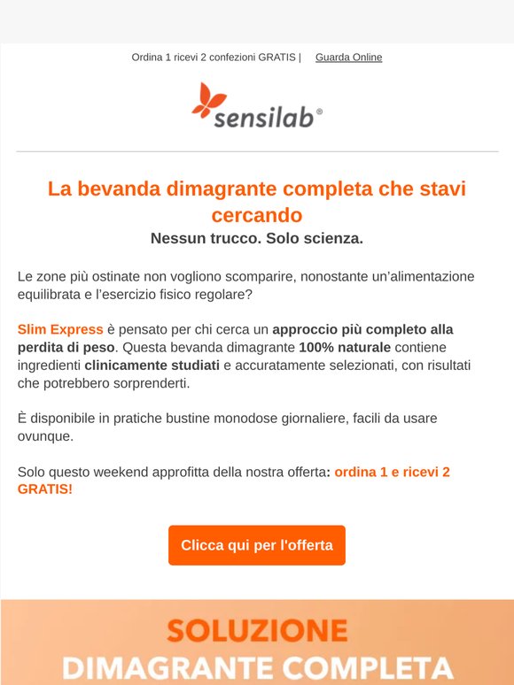 🍊 Le bevanda dimagrante di cui tutti parlano