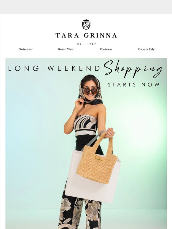 Long Weekend Shopping Starts Now✨