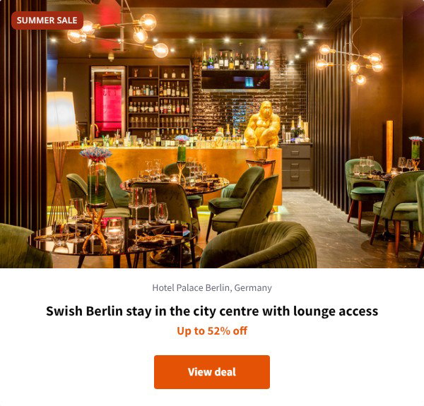 Swish Berlin stay in the city centre with lounge access