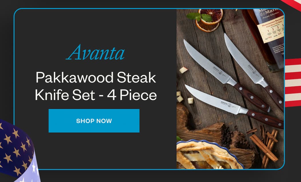 Avanta Pakkawood Steak Knife Set - 4Piece