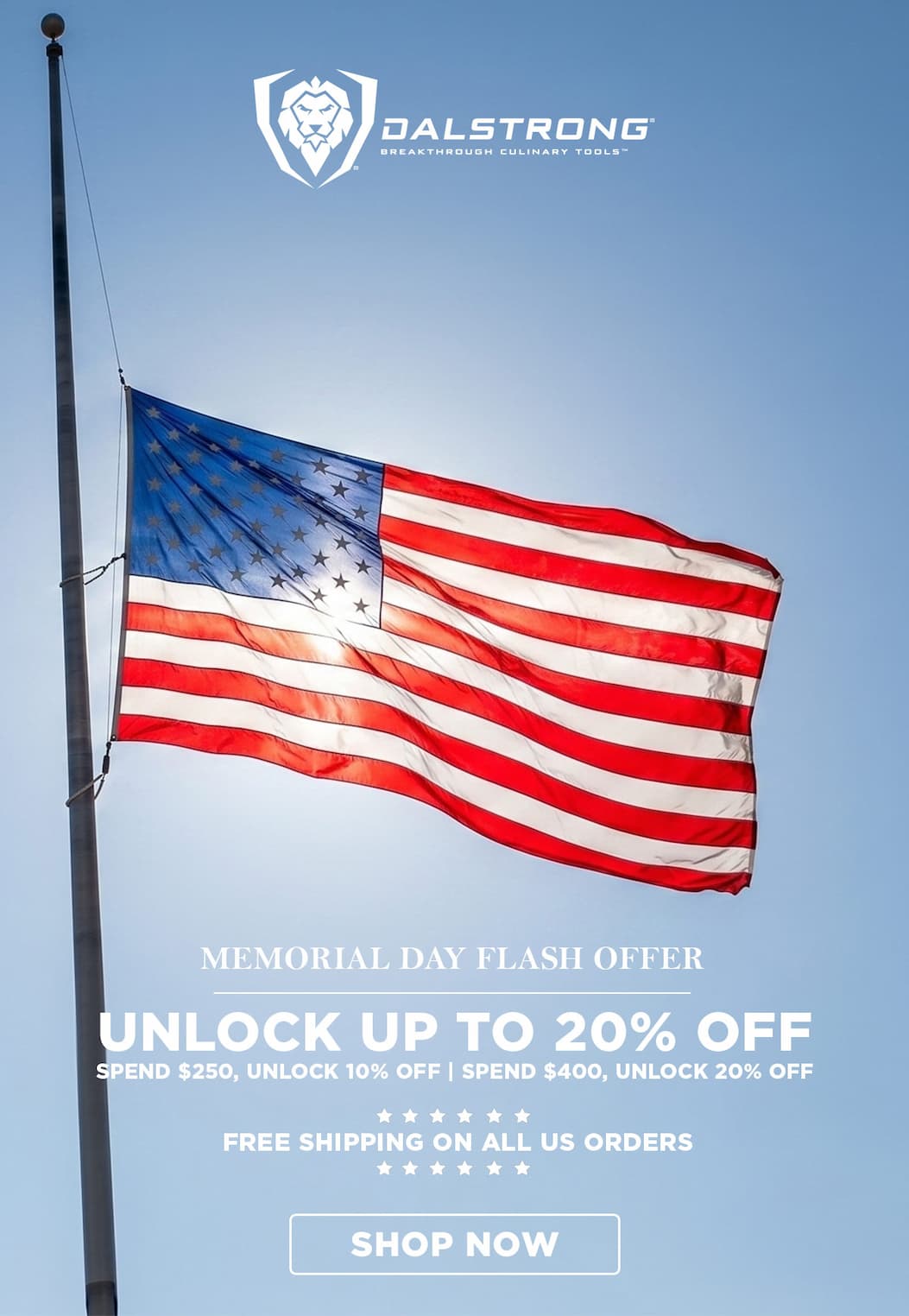 Shop Memorial Day Offer