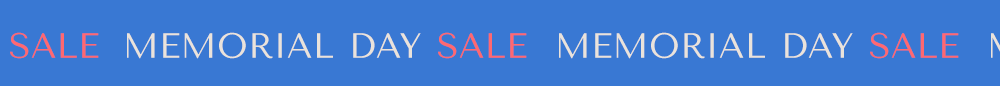 Memorial Day Weekend Sale
