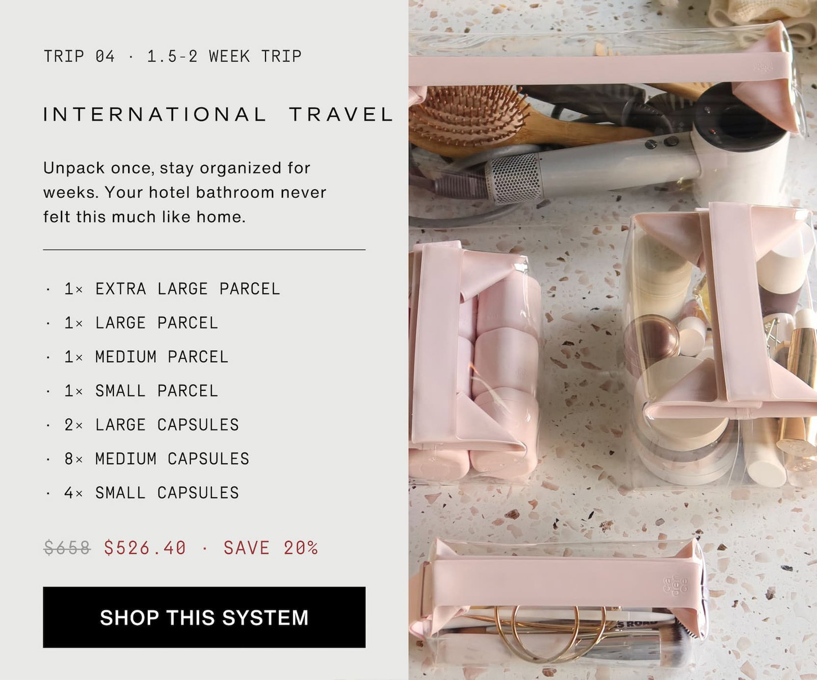 Click to shop The International Travel System