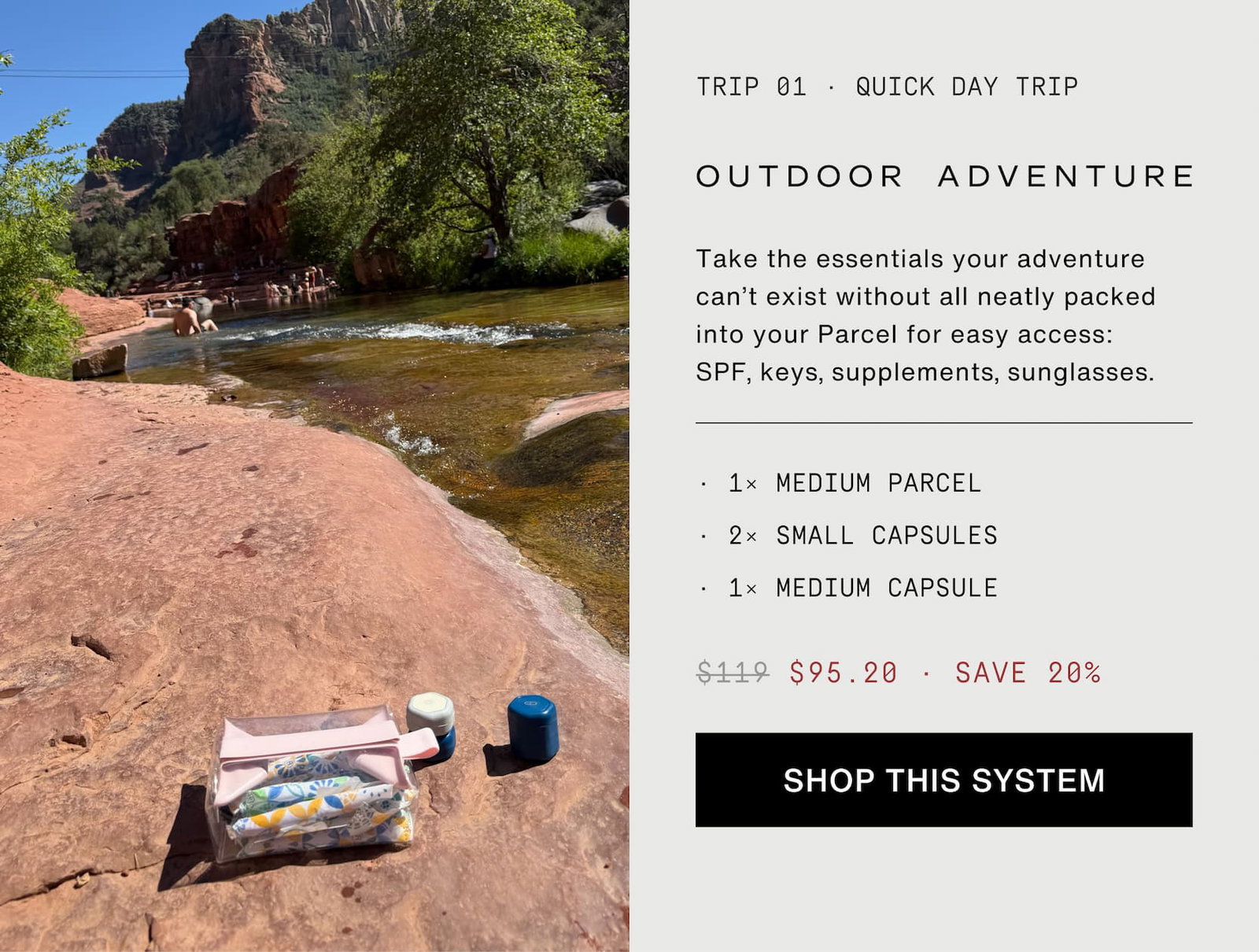 Click to shop Outdoor Adventure System