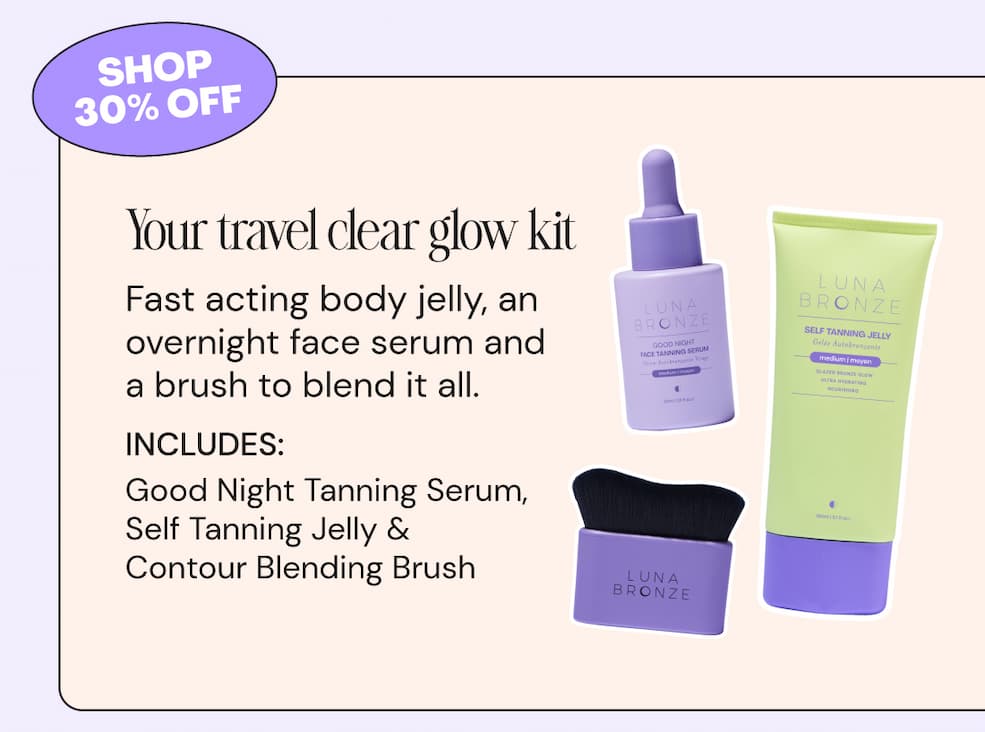 SHOP THE GETAWAY GLOW KIT