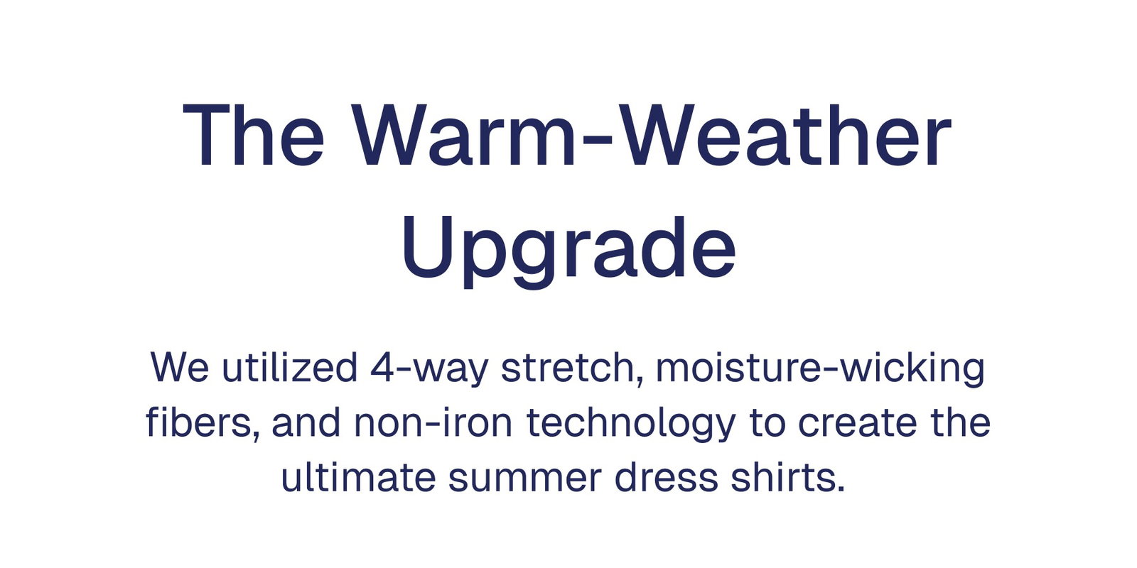 The Warm-Weather Upgrade