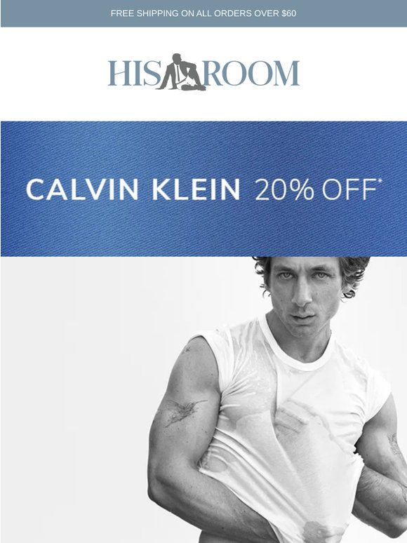 Take 20% Off Calvin Klein Now 🙌