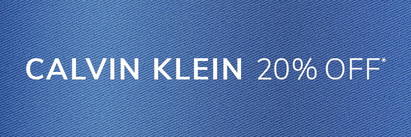 Calvin Klein 20% Off