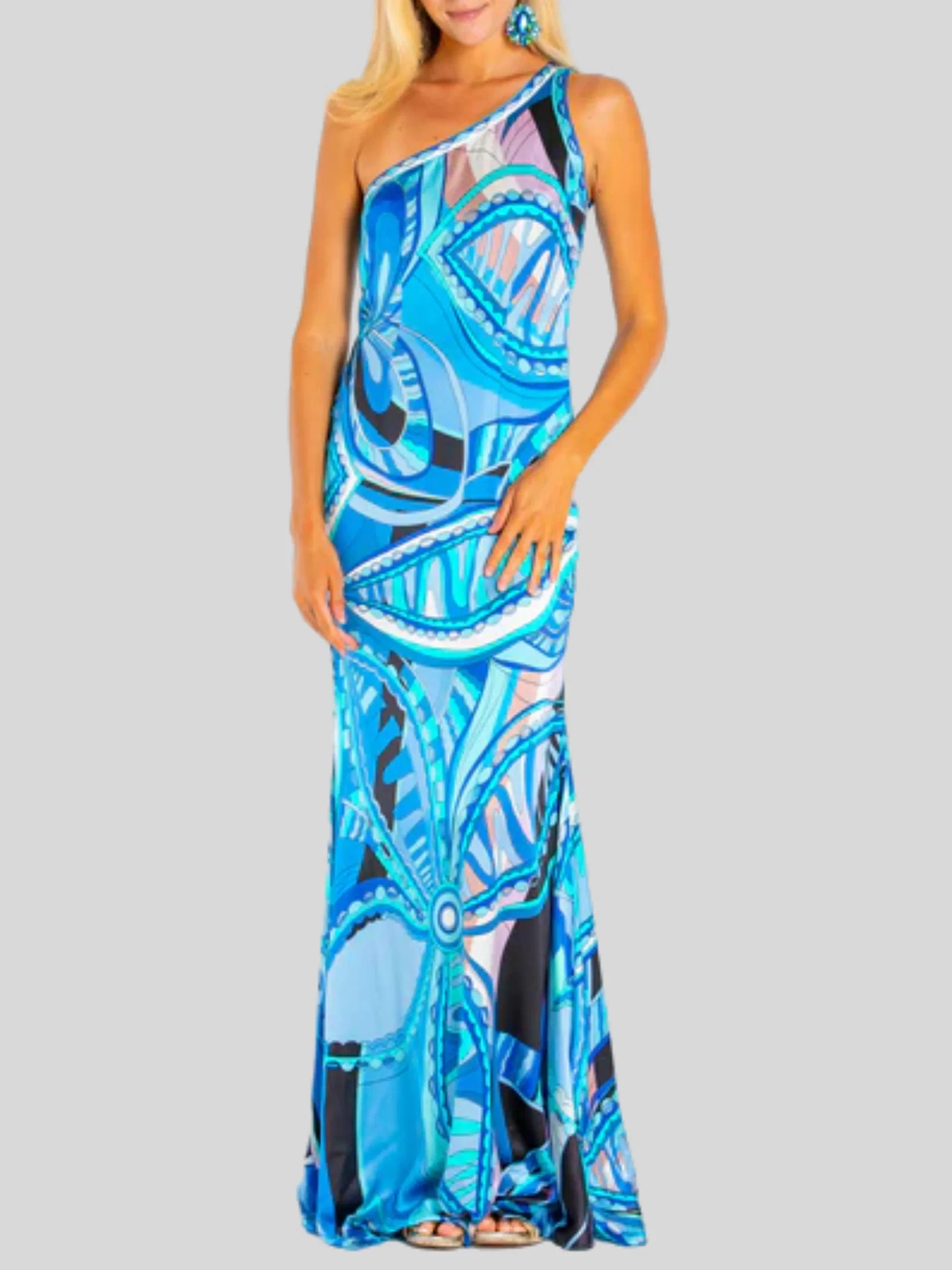 Image of Riviera 707 Blue Dress