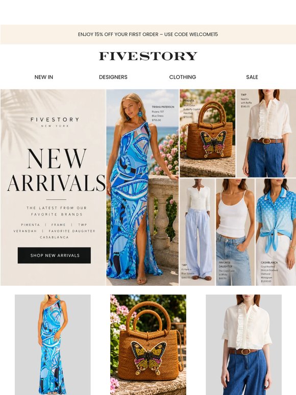 Fresh Arrivals for Summer