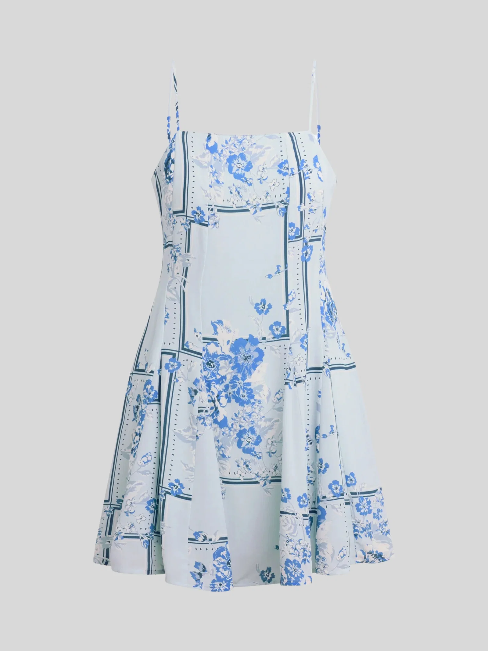Image of The Playing Nice Dress in Floral Scarf
