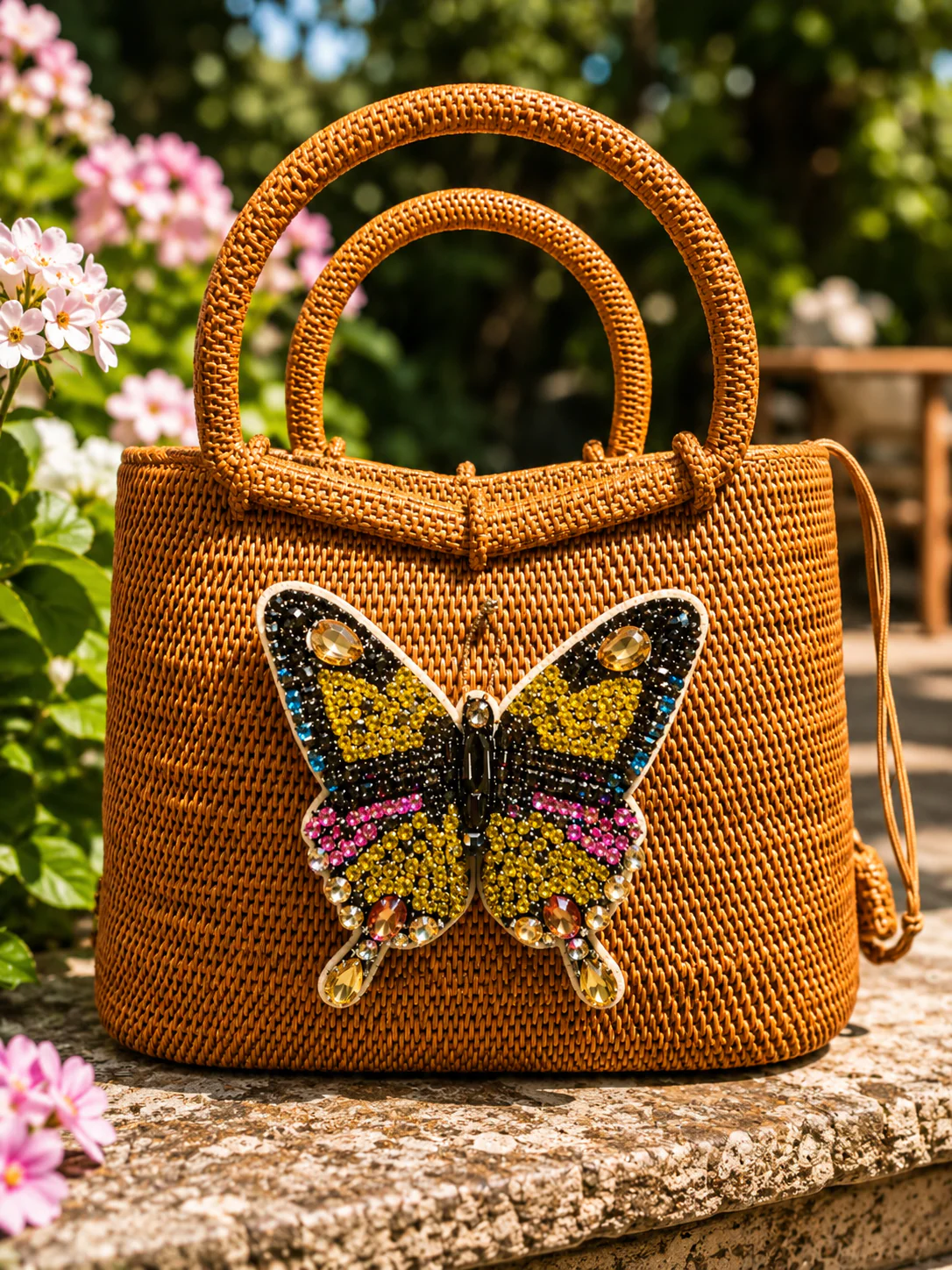 Image of multi Color Butterfly Crystal