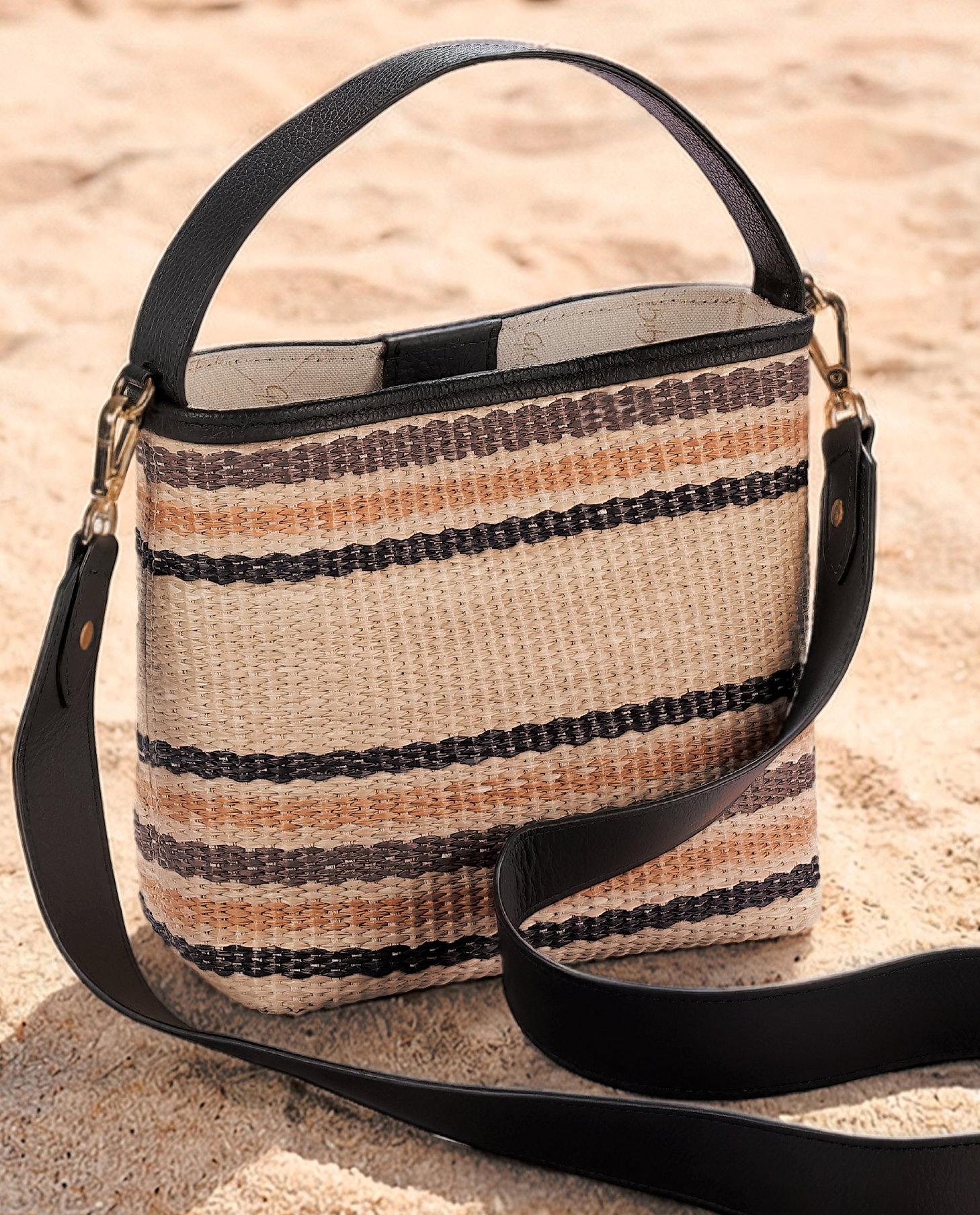The Tate in Striped Raffia.