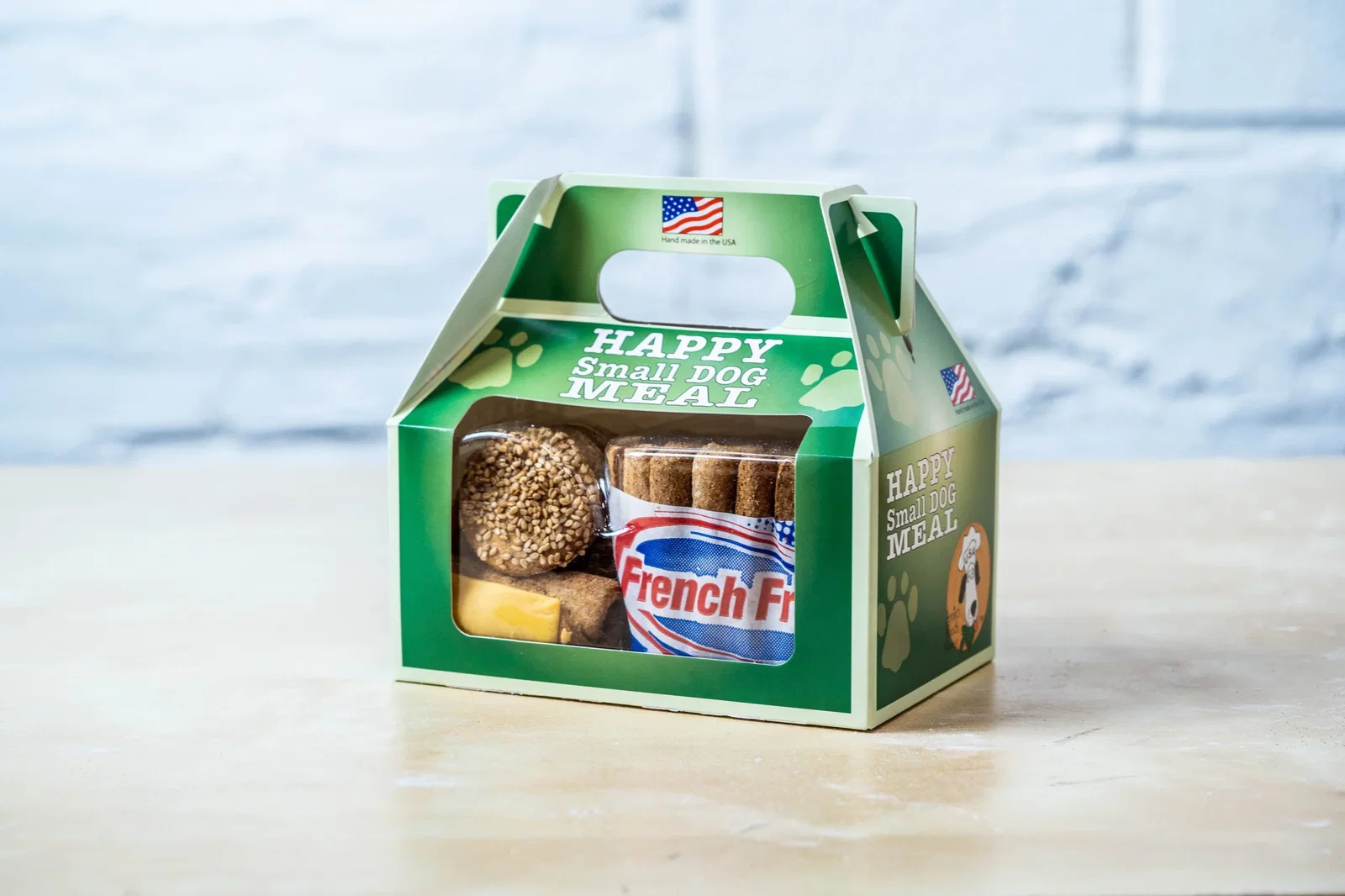 Image of Happy Small Dog Meal