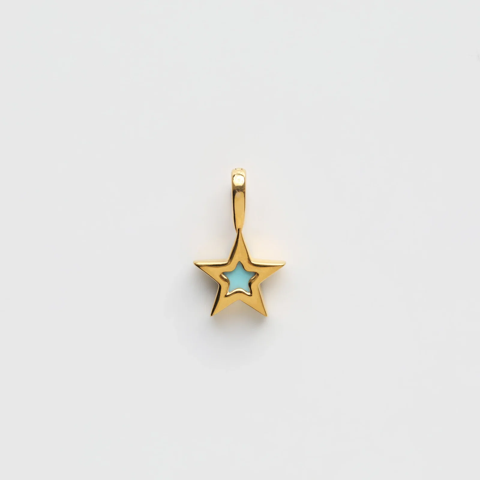 Image of Azure Turquoise Star Pendant