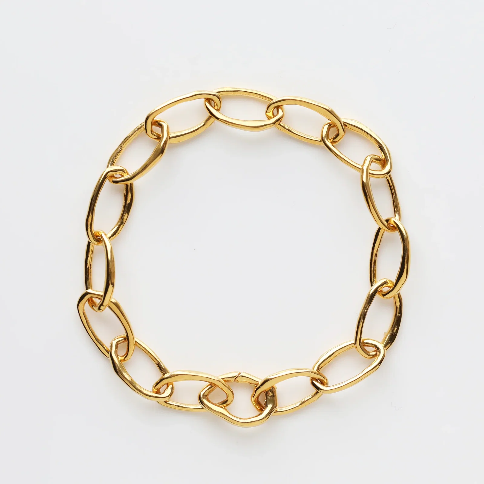 Image of Molten Charm Holder Link Chain Bracelet