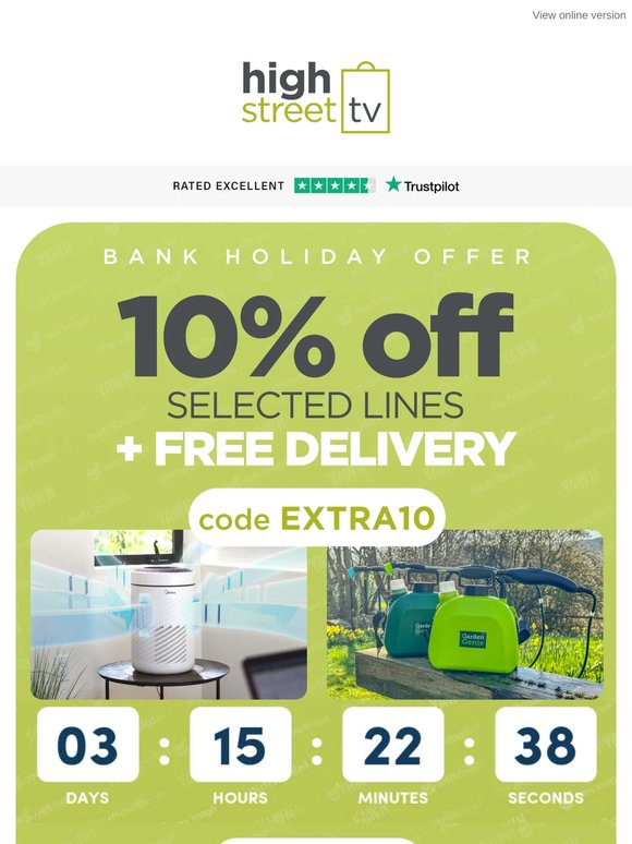 Bank Holiday Offer!