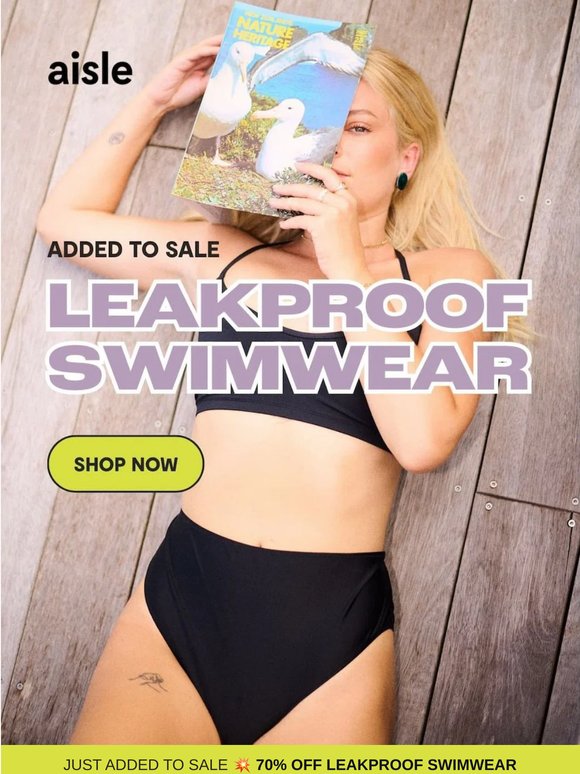 Leakproof Swimwear Is Back ☀️ 70% OFF
