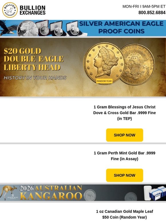 ⚡ Gold & Silver Savings You Won’t Want to Miss!