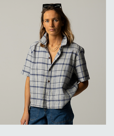Women's Melza Checked Shirt | Finisterre