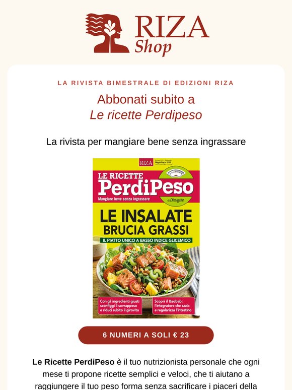 Le ricette per perdere peso… senza diete drastiche