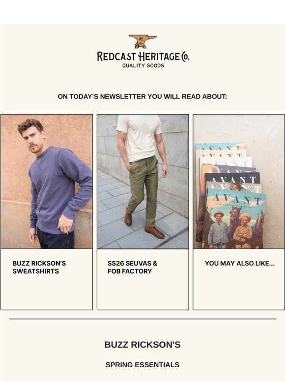 Buzz Rickson's, Seuvas and more!
