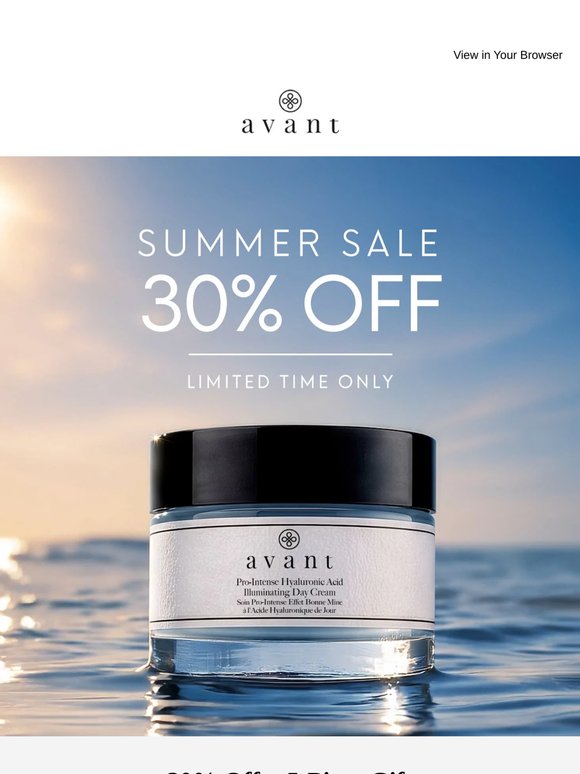 30% Off + Complimentary Gift