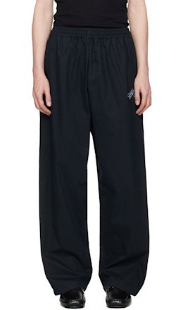 Black Ruff Rider Track Pants - WILLY CHAVARRIA