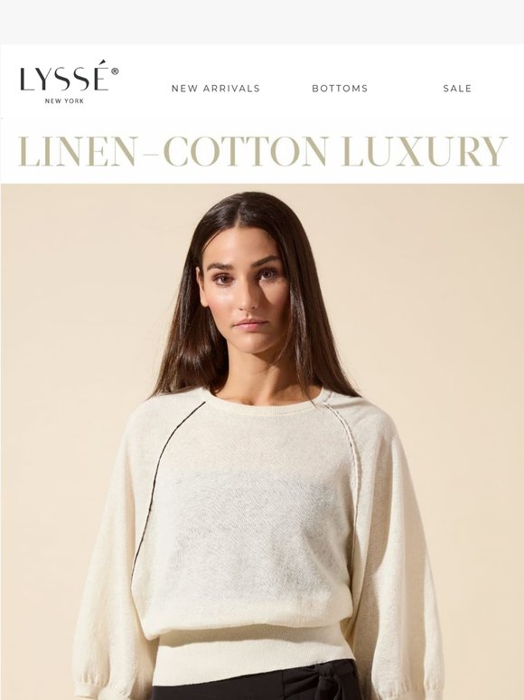 Experience Linen-Cotton Blend Luxury