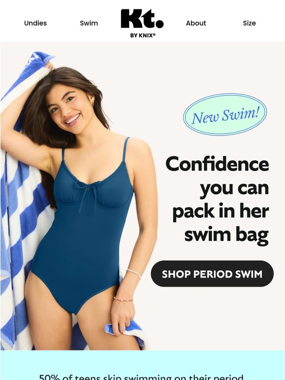 No more poolside period panic 🌊😎